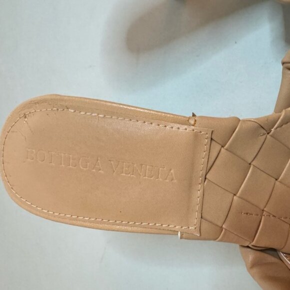 Bottega-Inspired Padded Mules | Light Beige | Size 6 | Chic Minimalist Heel - Picture 10 of 16